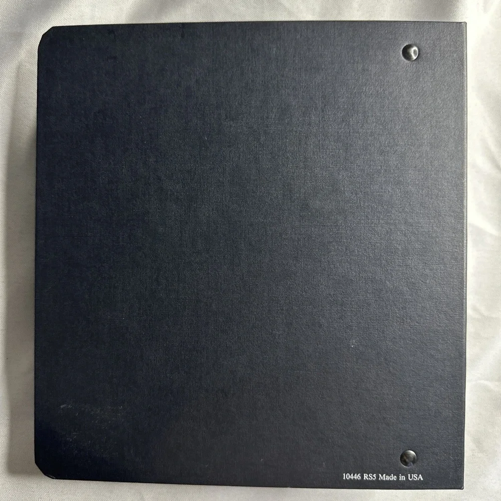 Lot of 2 Franklin Covey Quest International Institute Storage 3-Ring Binders USA